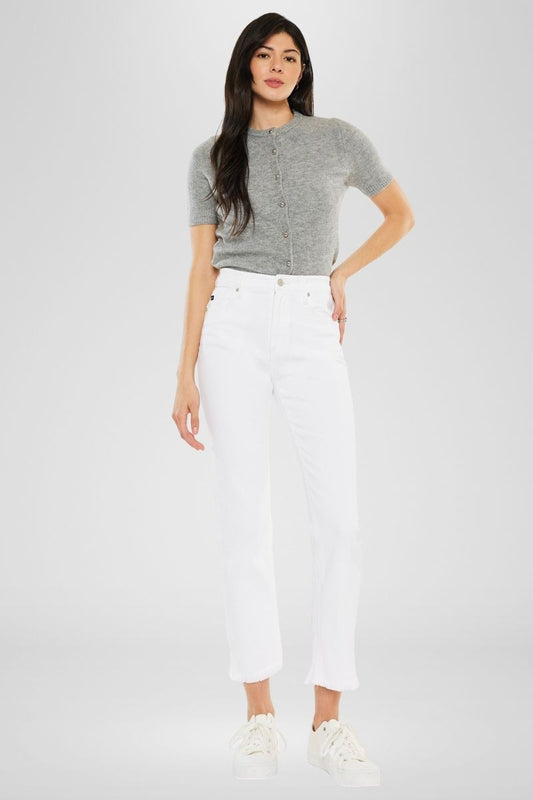 High Rise Straight Jeans