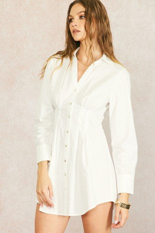 Poplin Shirt Dress