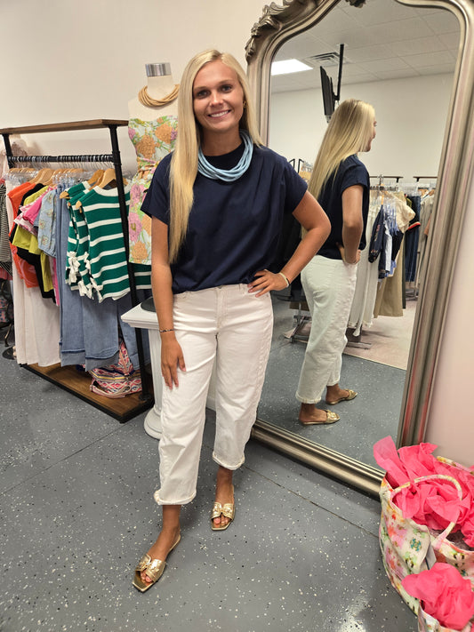 Pleated Tee
