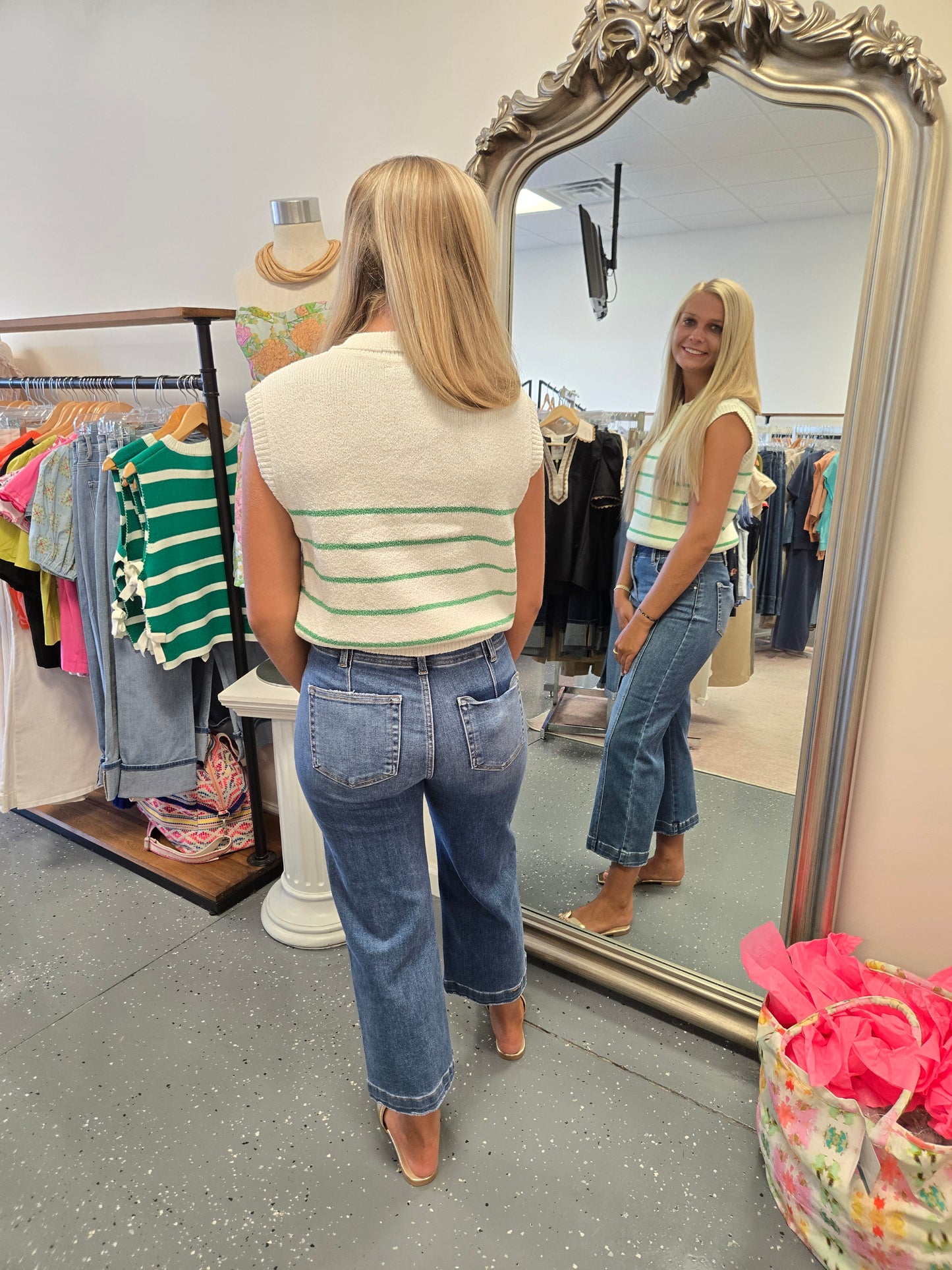 Drop Shoulder Sweater Top