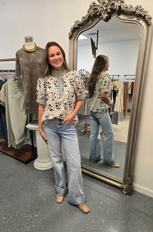 Afternoon in Paris Blouse
