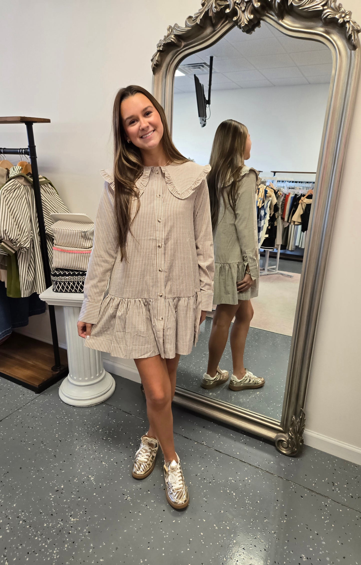 Cocoa Striped Mini