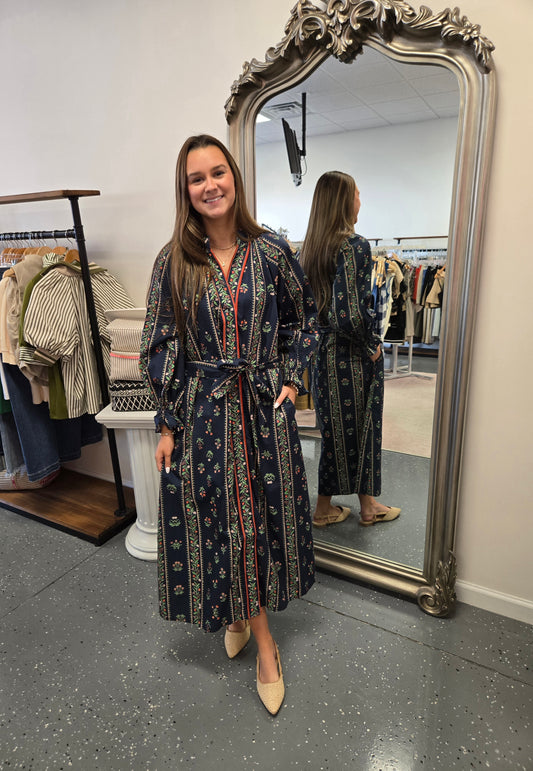 Lovely Lena Midi Dress