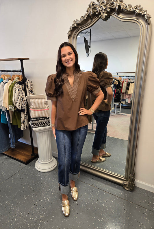 Natalie Puff Sleeve Blouse