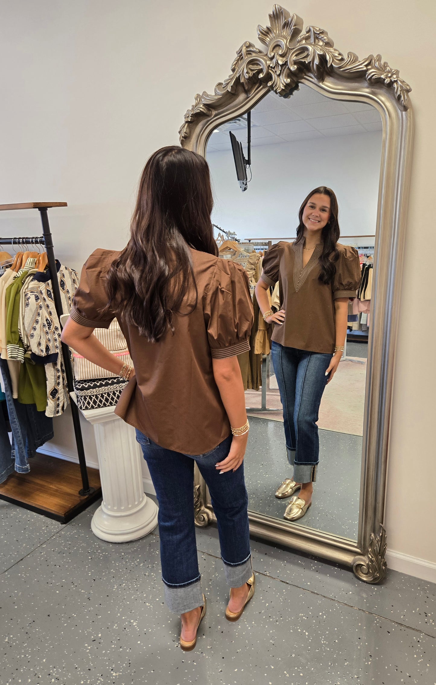Natalie Puff Sleeve Blouse
