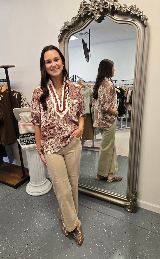 The Farrah Blouse