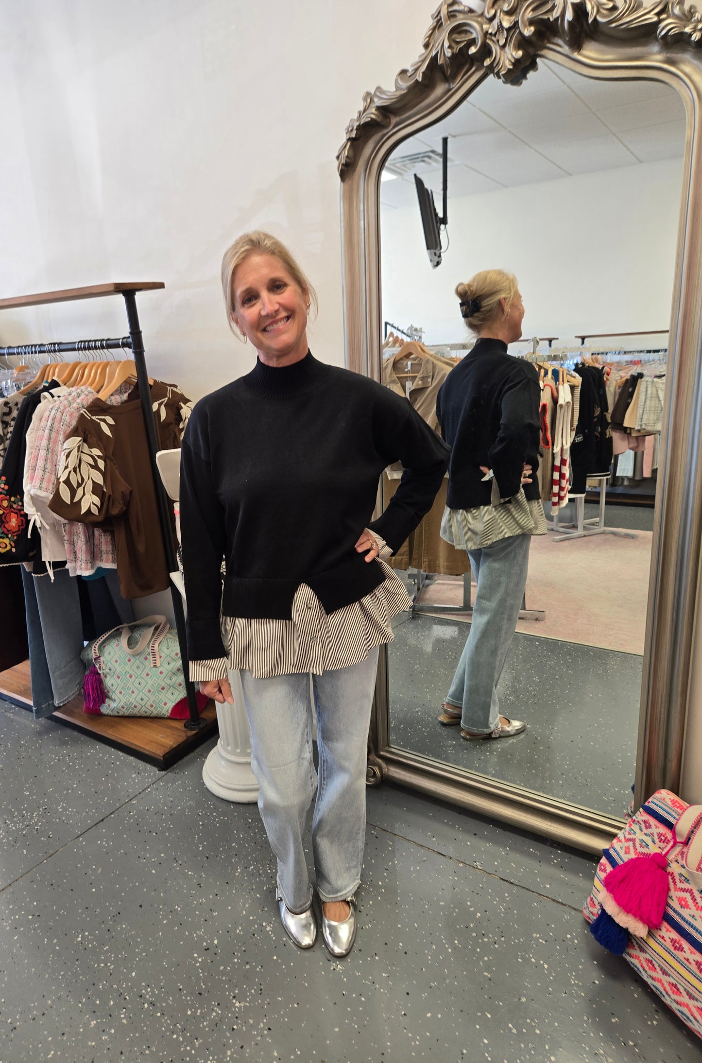 The Deanna Layered Detailed Top