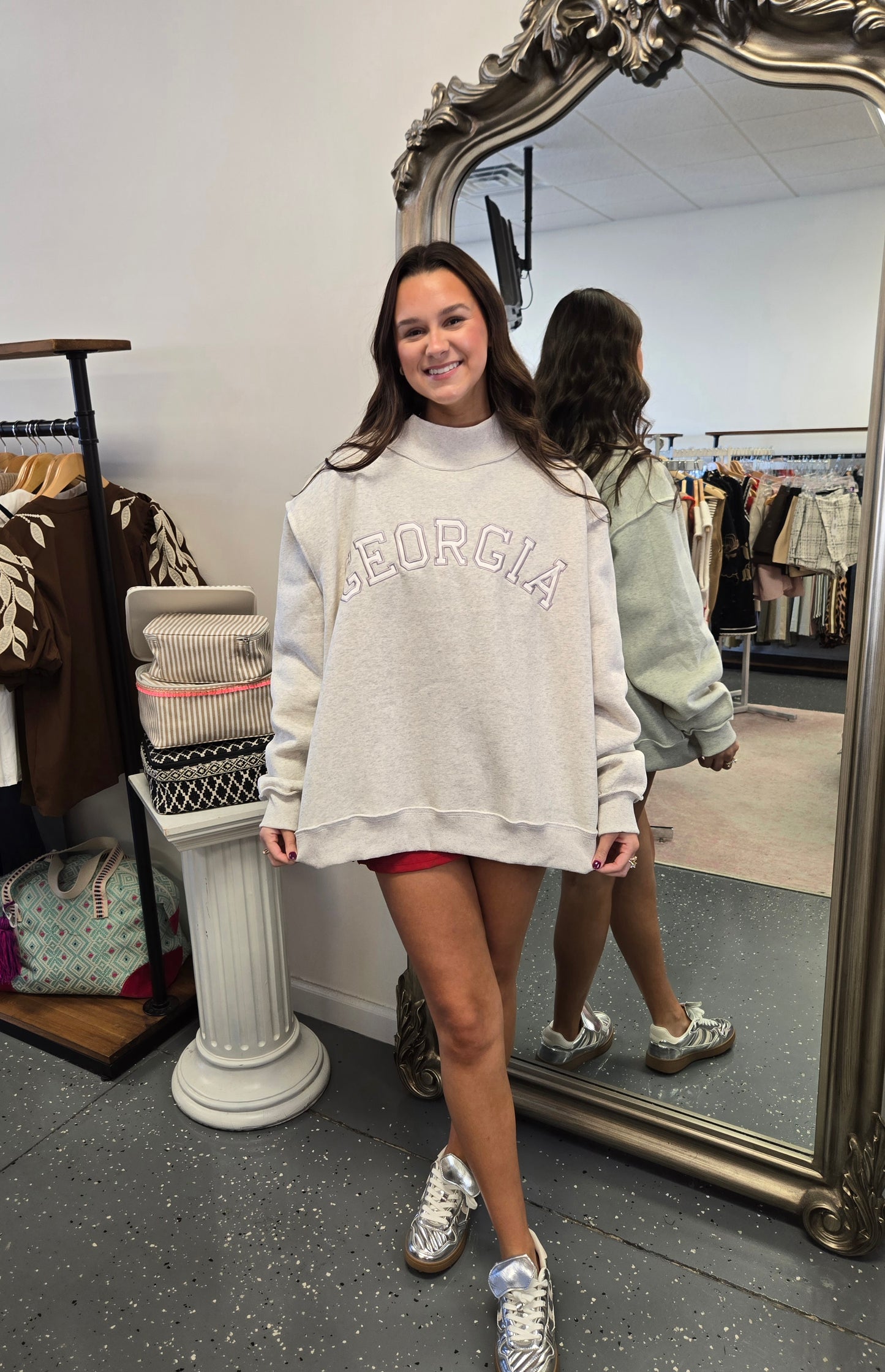 Georgia Mock Neck