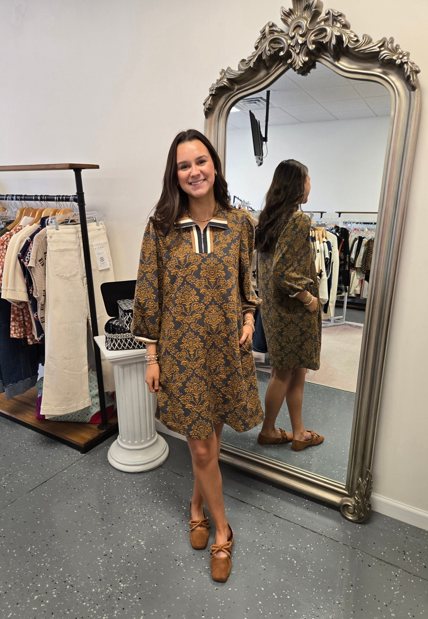 Stella Textured Mini Dress