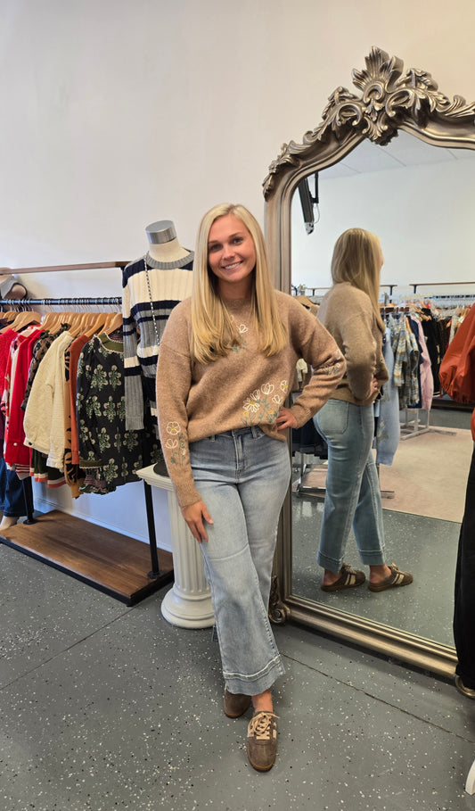 Flower Shop Sweater Top