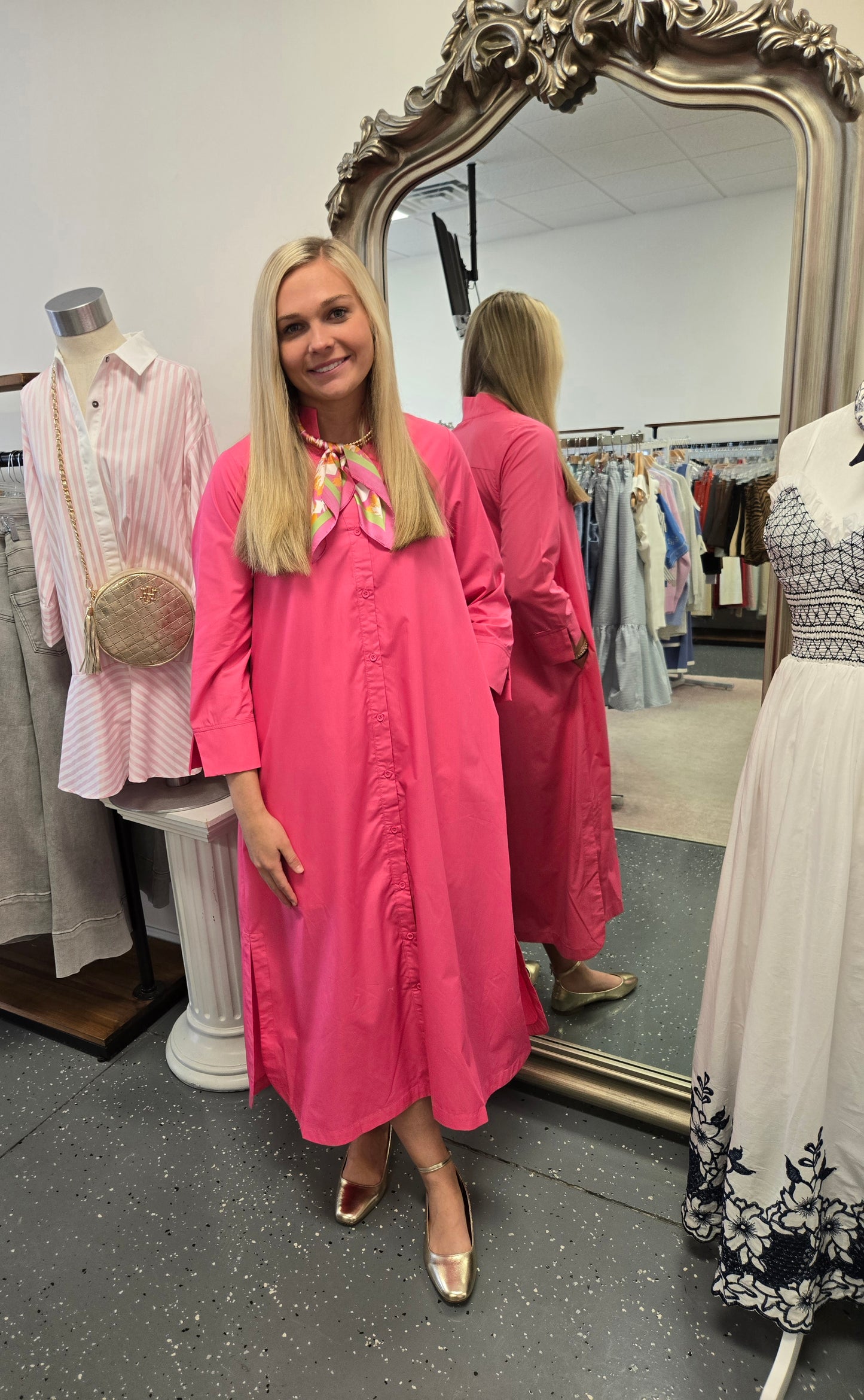 "Any Occasion" Midi-Pink