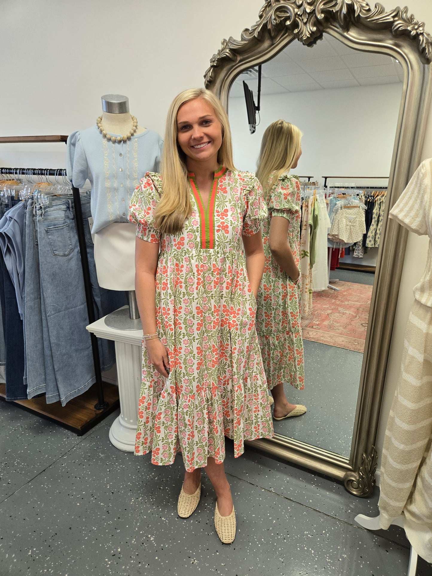 Blooming Florals Midi