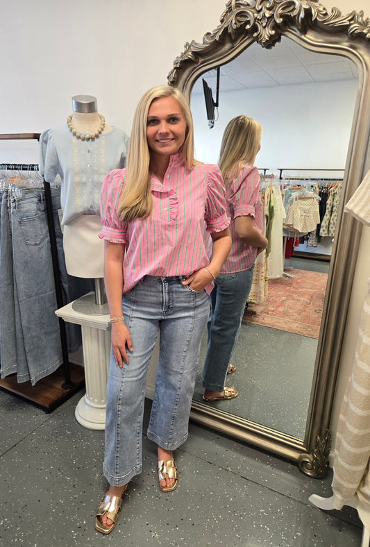 Bella Striped Blouse