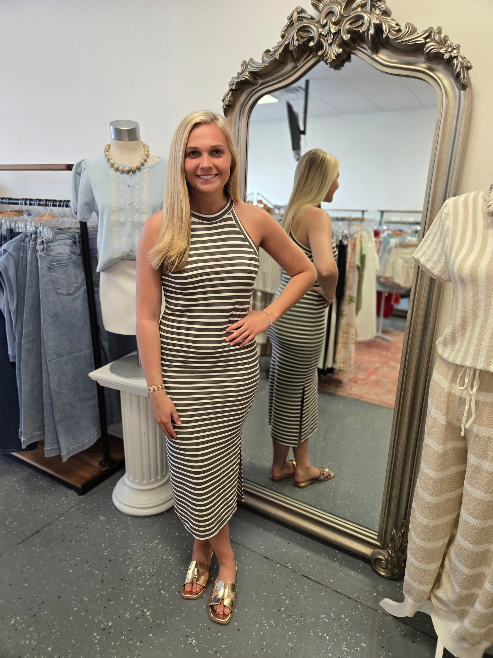 Halle Halter-Dress Kelly & Kate Boutique Halle Halter-Dress Kelly & Kate Boutique
