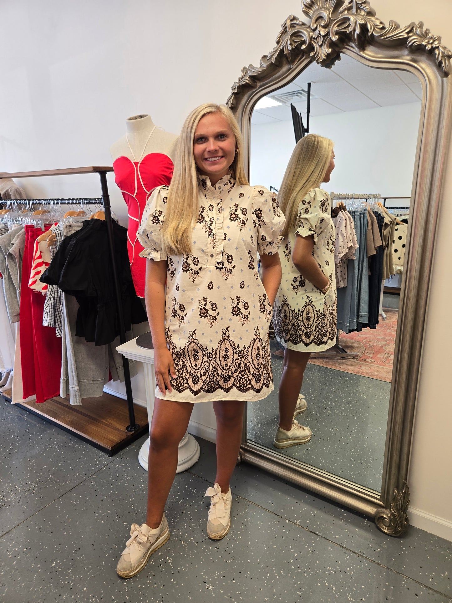 Mocha Garden Dress
