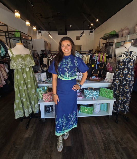 Peacock Garden Two Piece Set