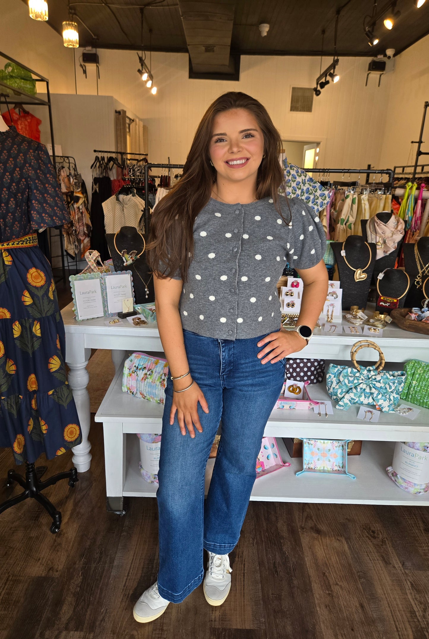 Polka Dot Cardigan