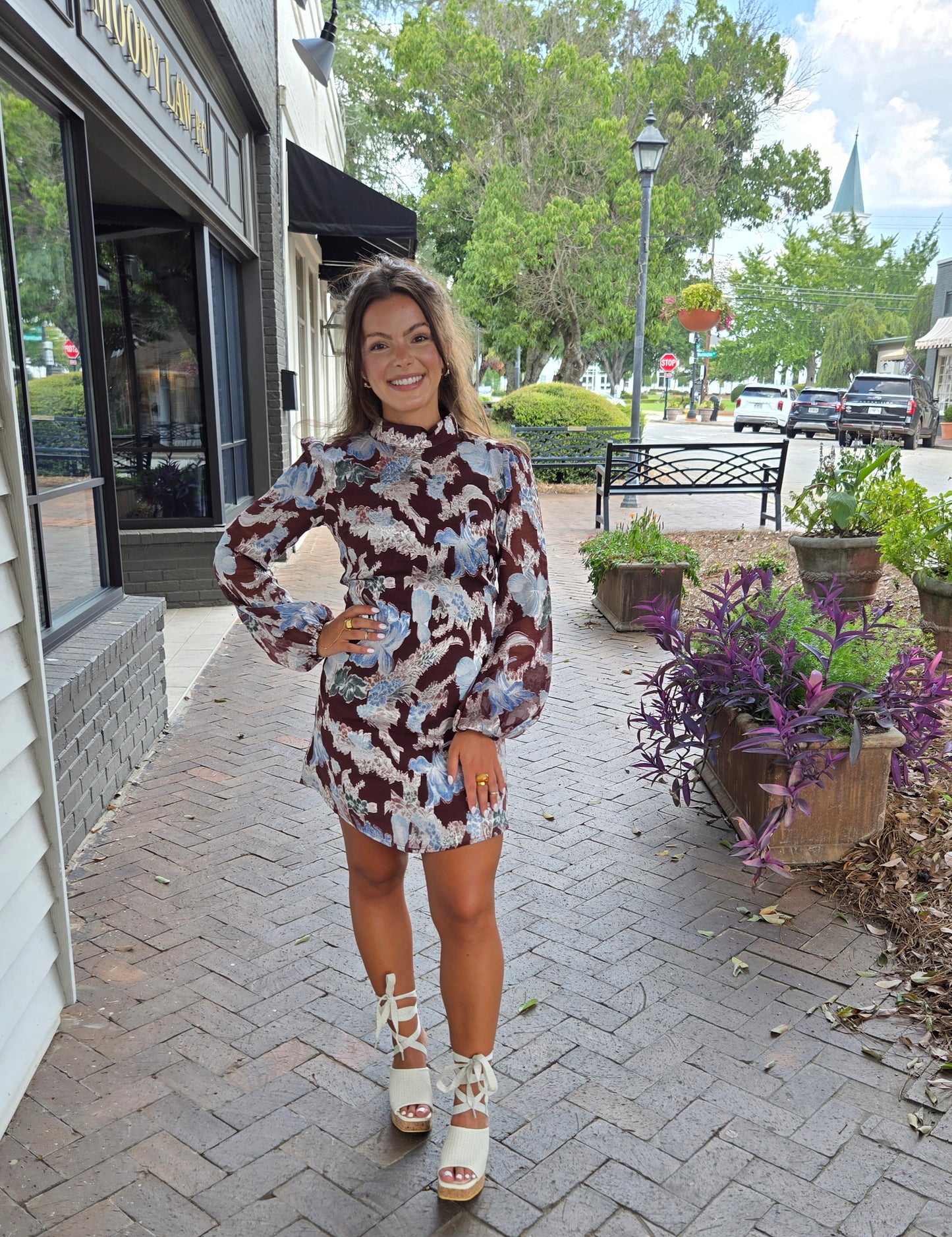 Autumn Garden Mini Dress