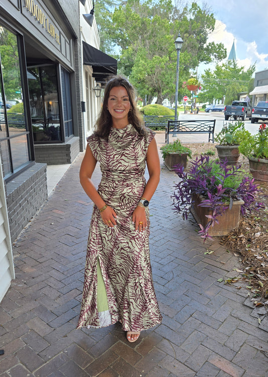 Wild Elegance Maxi Dress