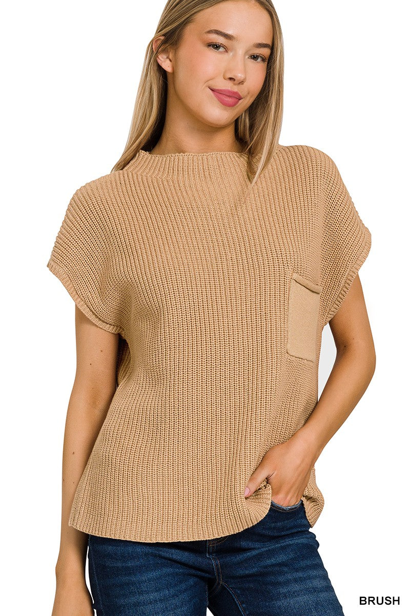 The Candace Mock Neck Sweater