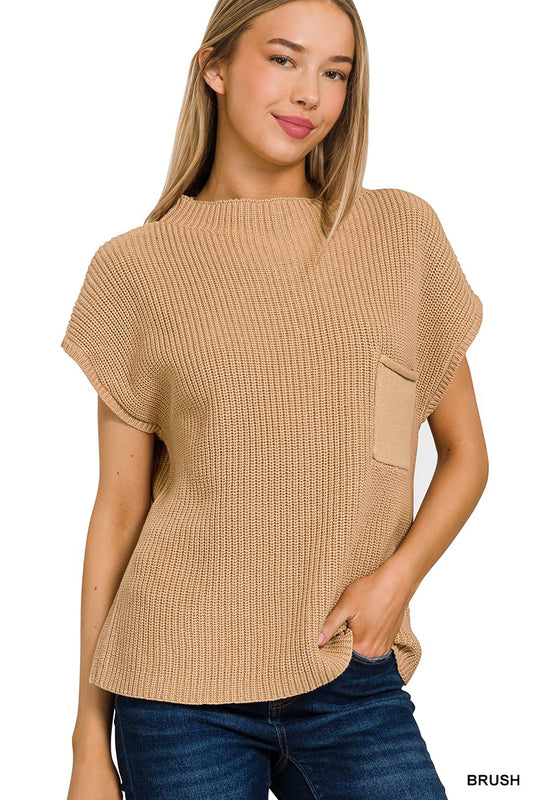 The Candace Mock Neck Sweater