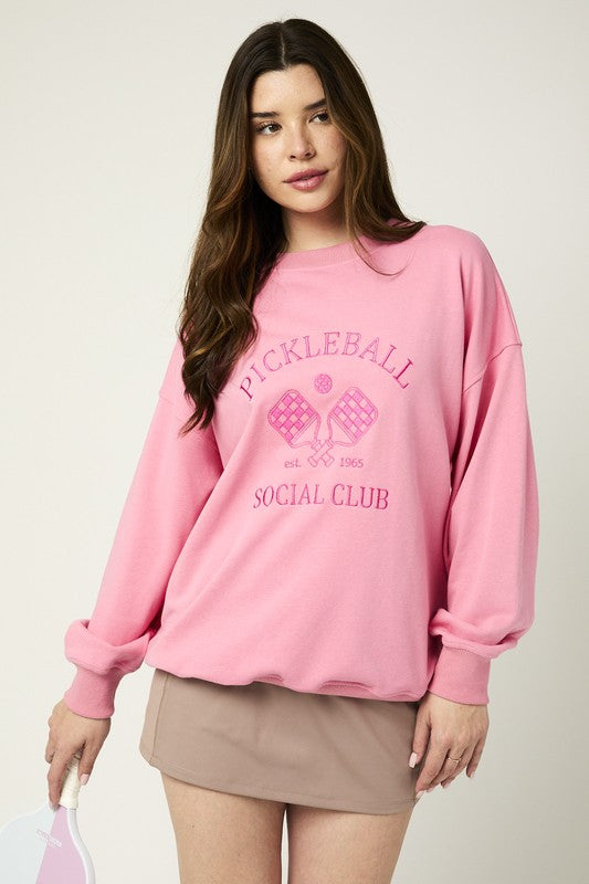 Pickleball Social Club Pullover