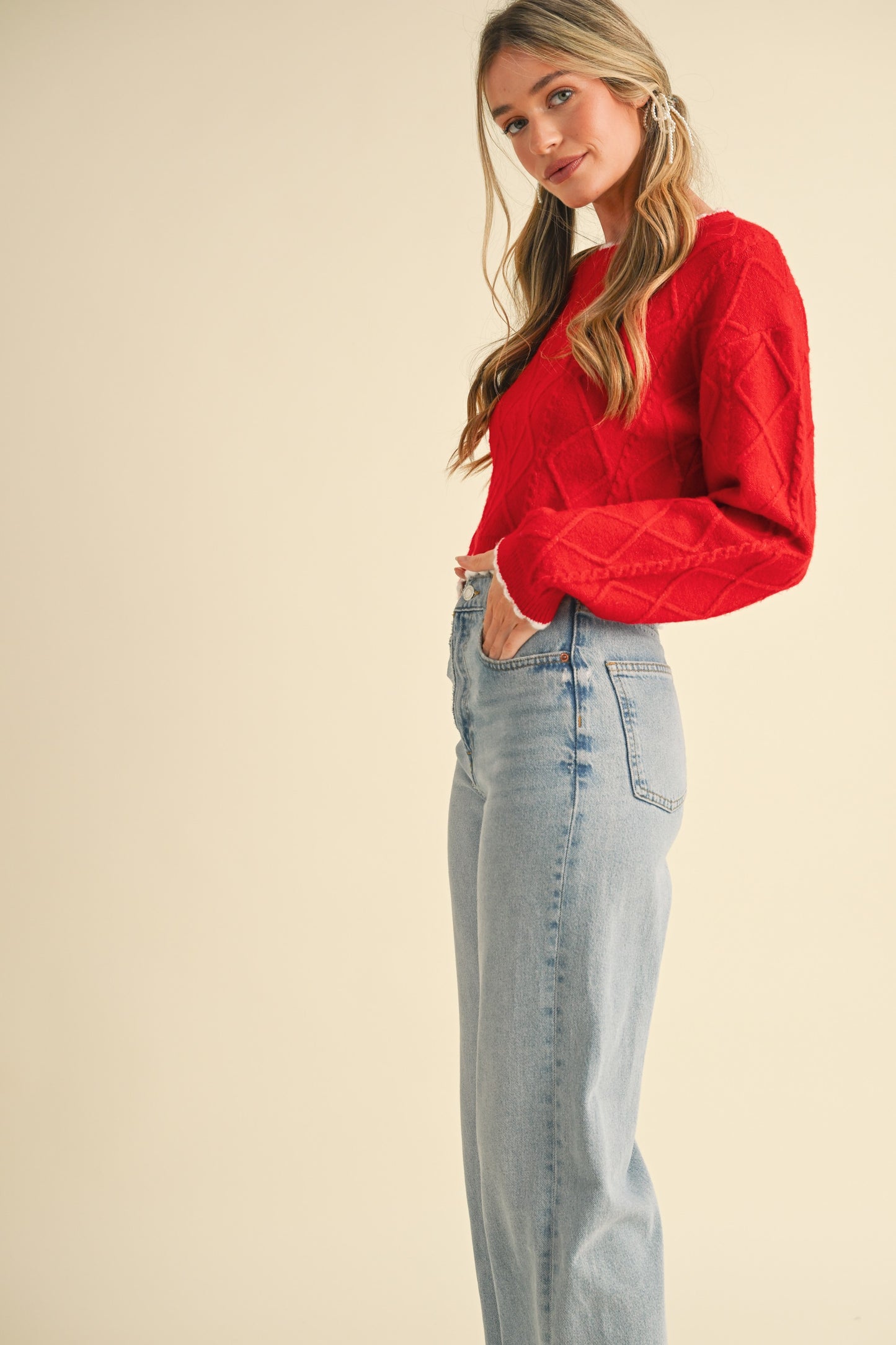 The Meredith - Cropped Sweater