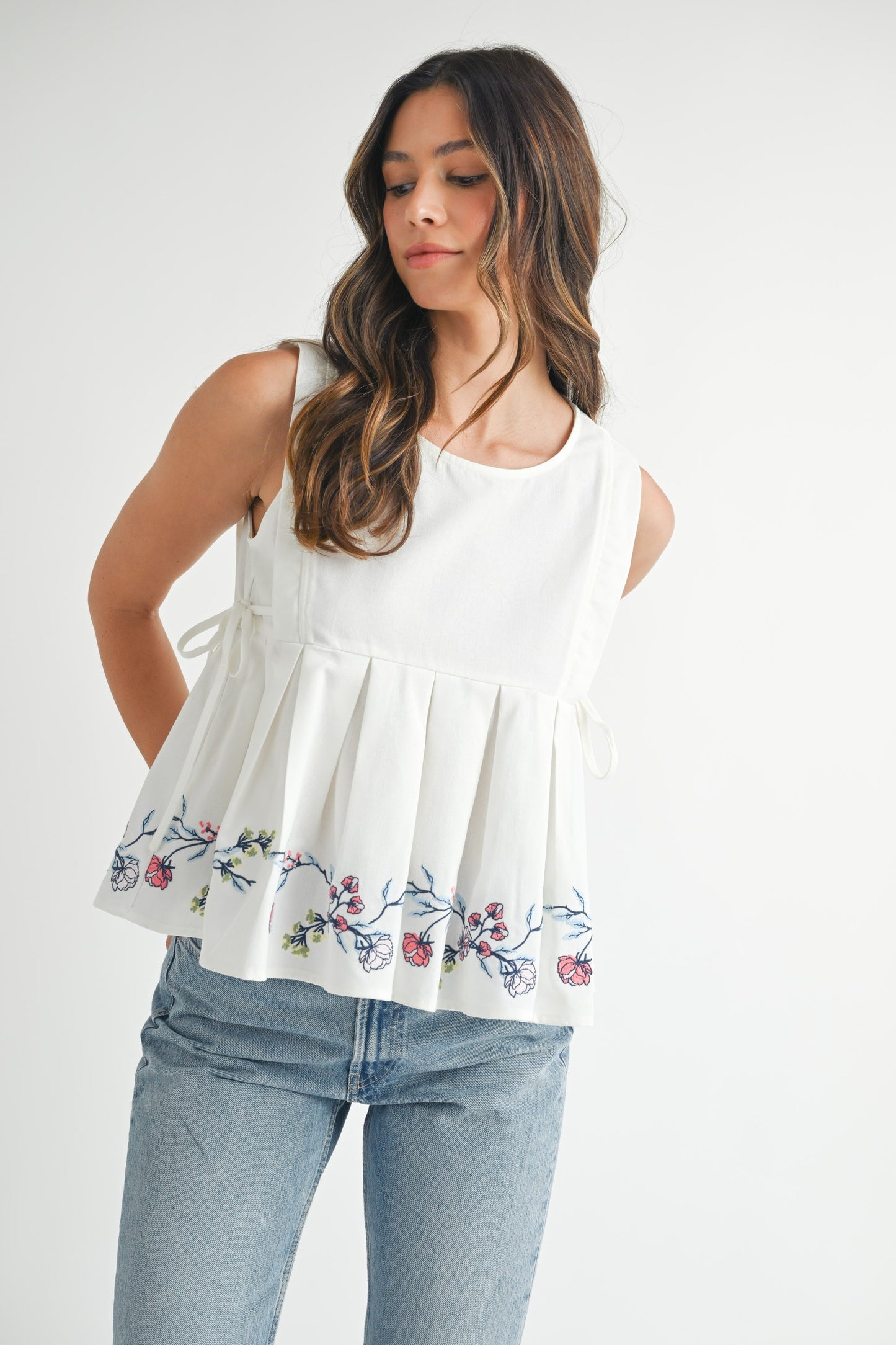 The Sadie- Embroidered Top