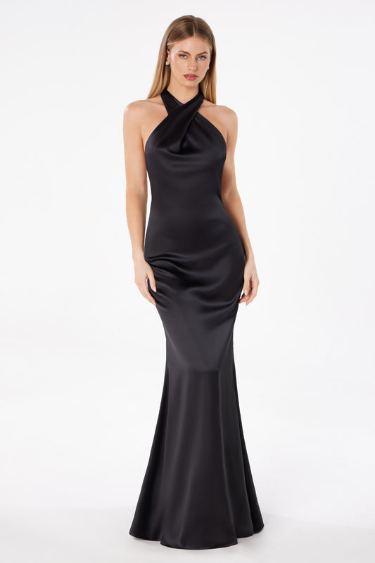 Timeless Attention Satin Dress