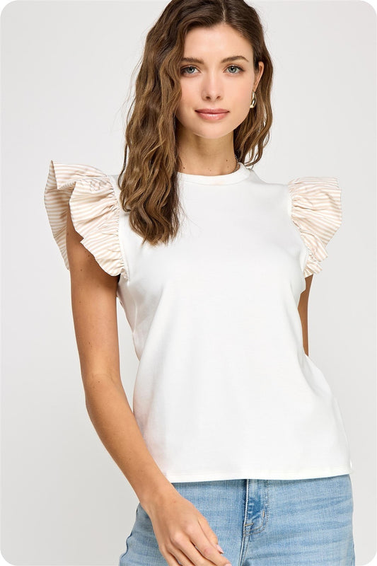 The Carson Contrasting Top