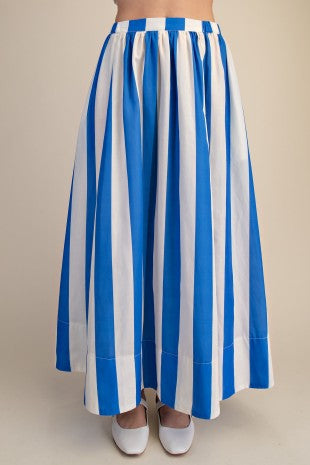 Seaside Stripe Maxi Skirt