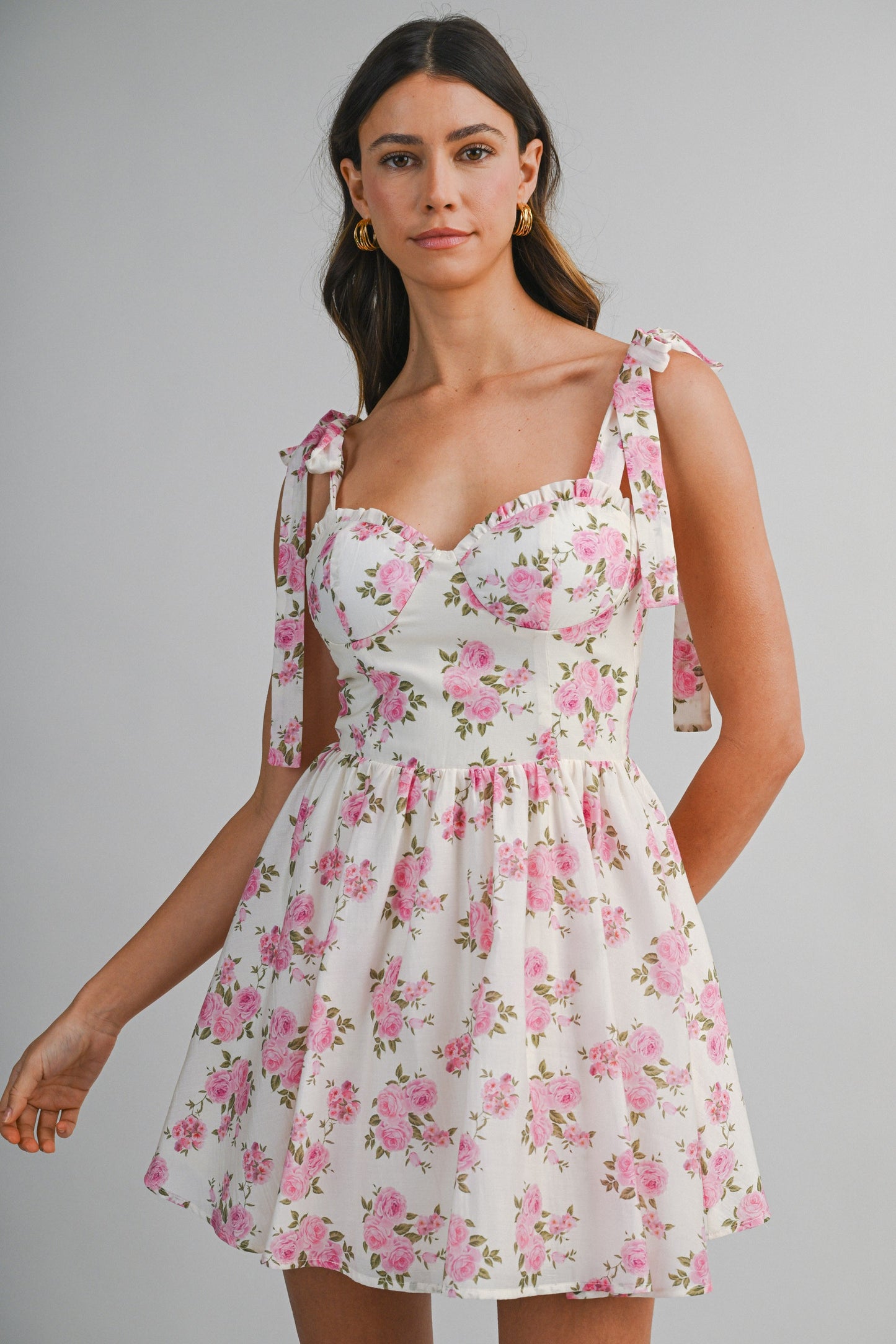 Blushing Rose Mini Dress