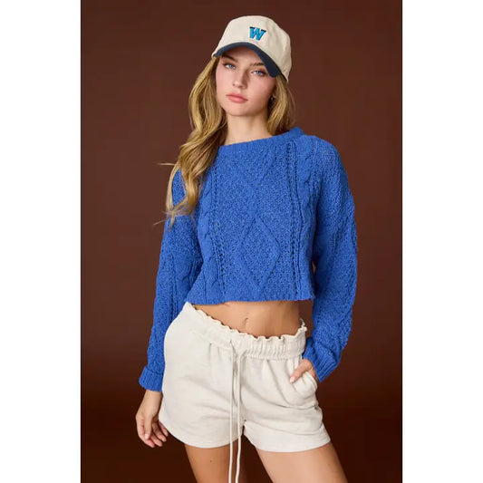 Cora Loose Fit Cable Sweater