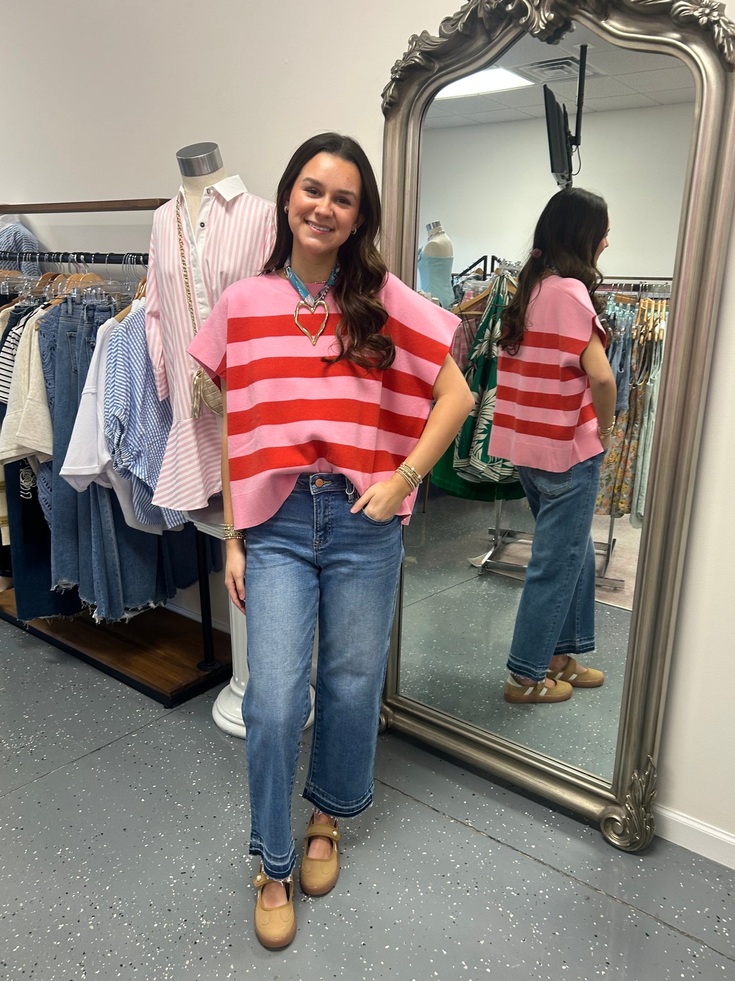 Samantha Striped-Sweater