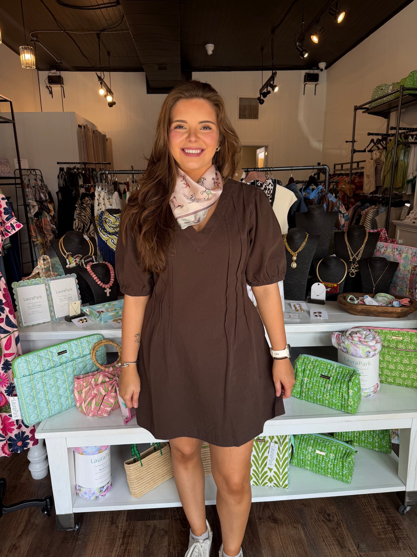 The Cocoa Charm Mini Dres