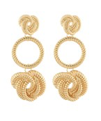 Textured Ring Earrings