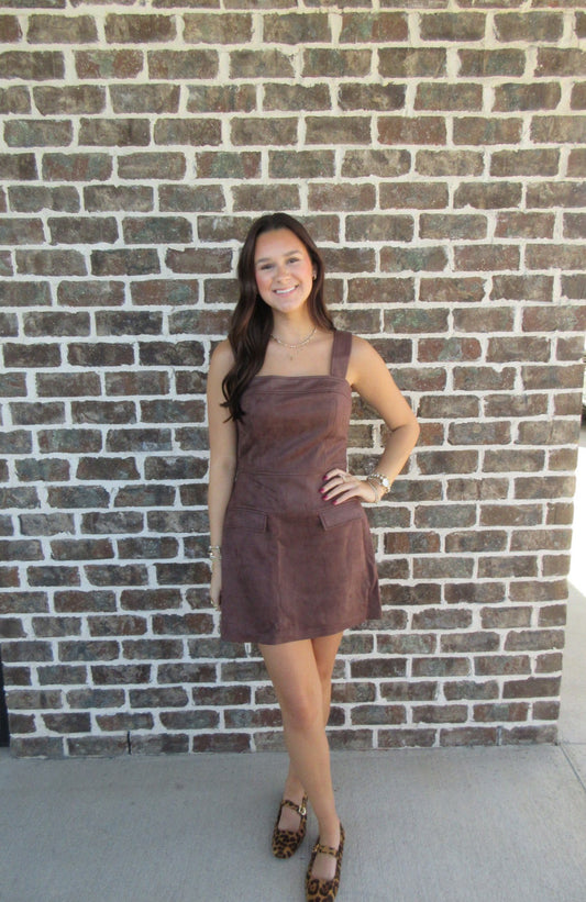 Savannah Suede-Dress