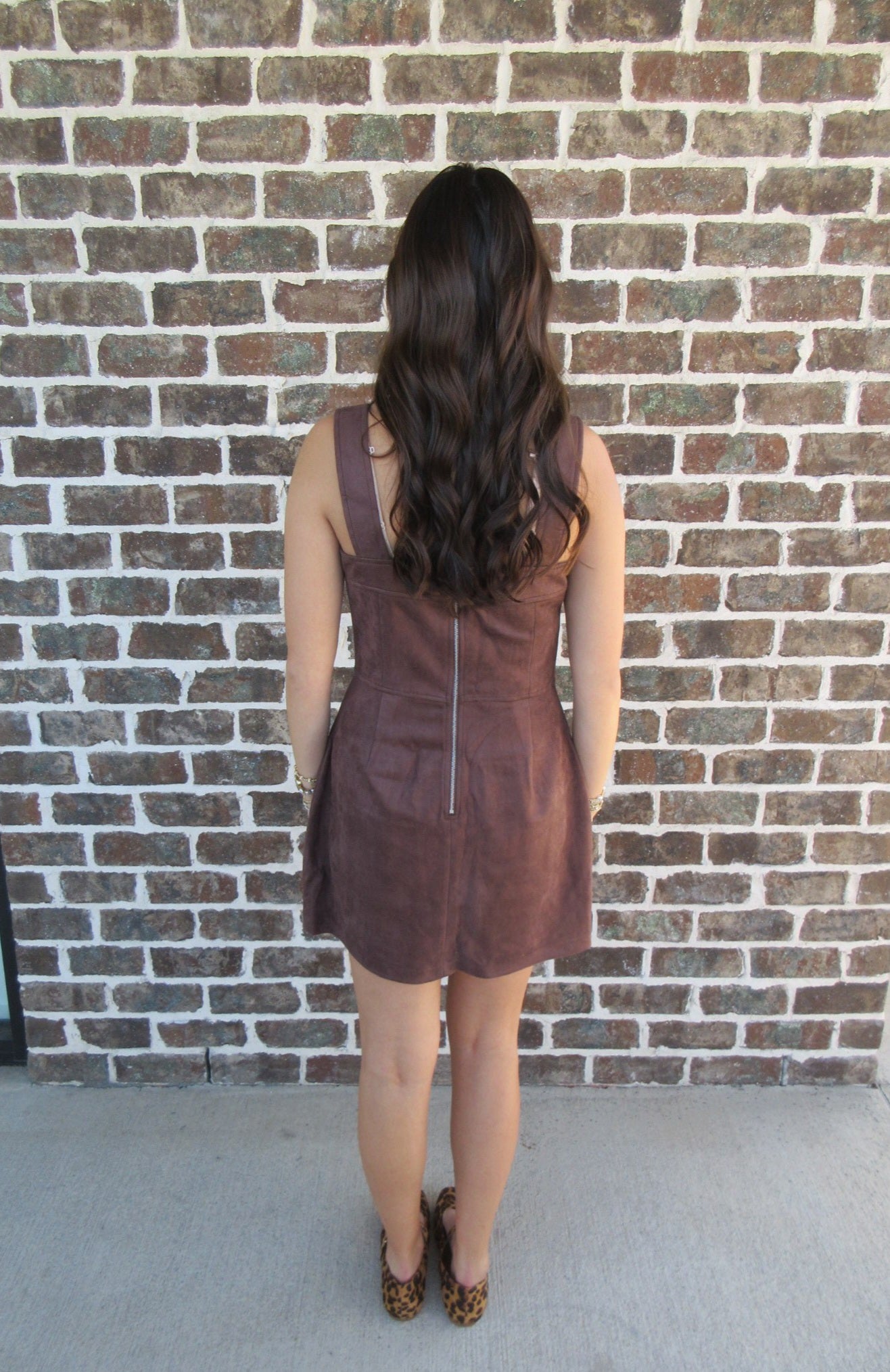 Savannah Suede-Dress