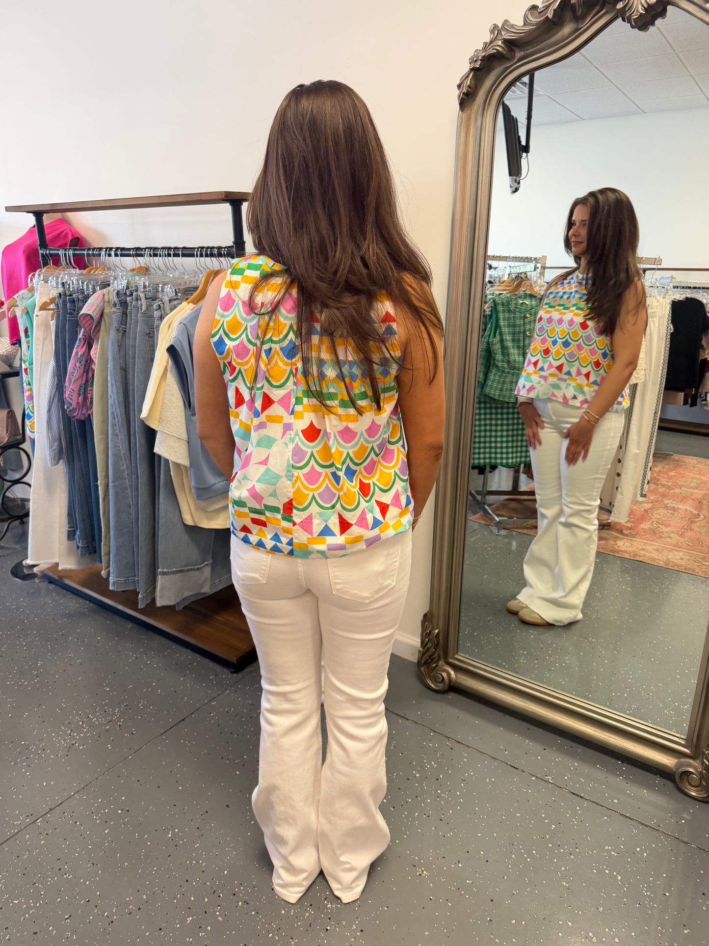 Coastal Confetti Top