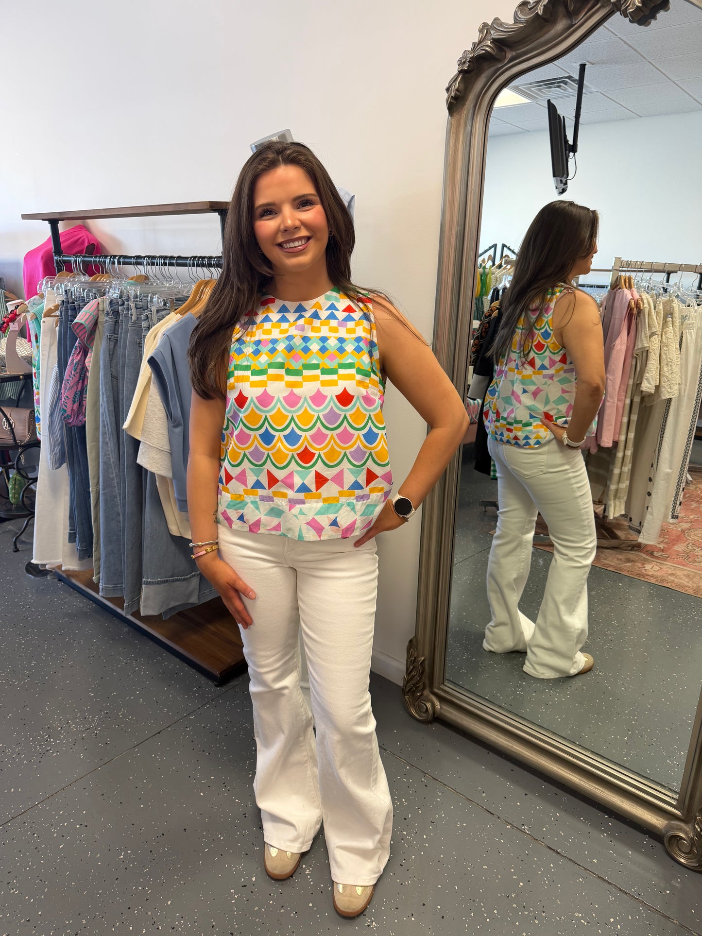 Coastal Confetti Top