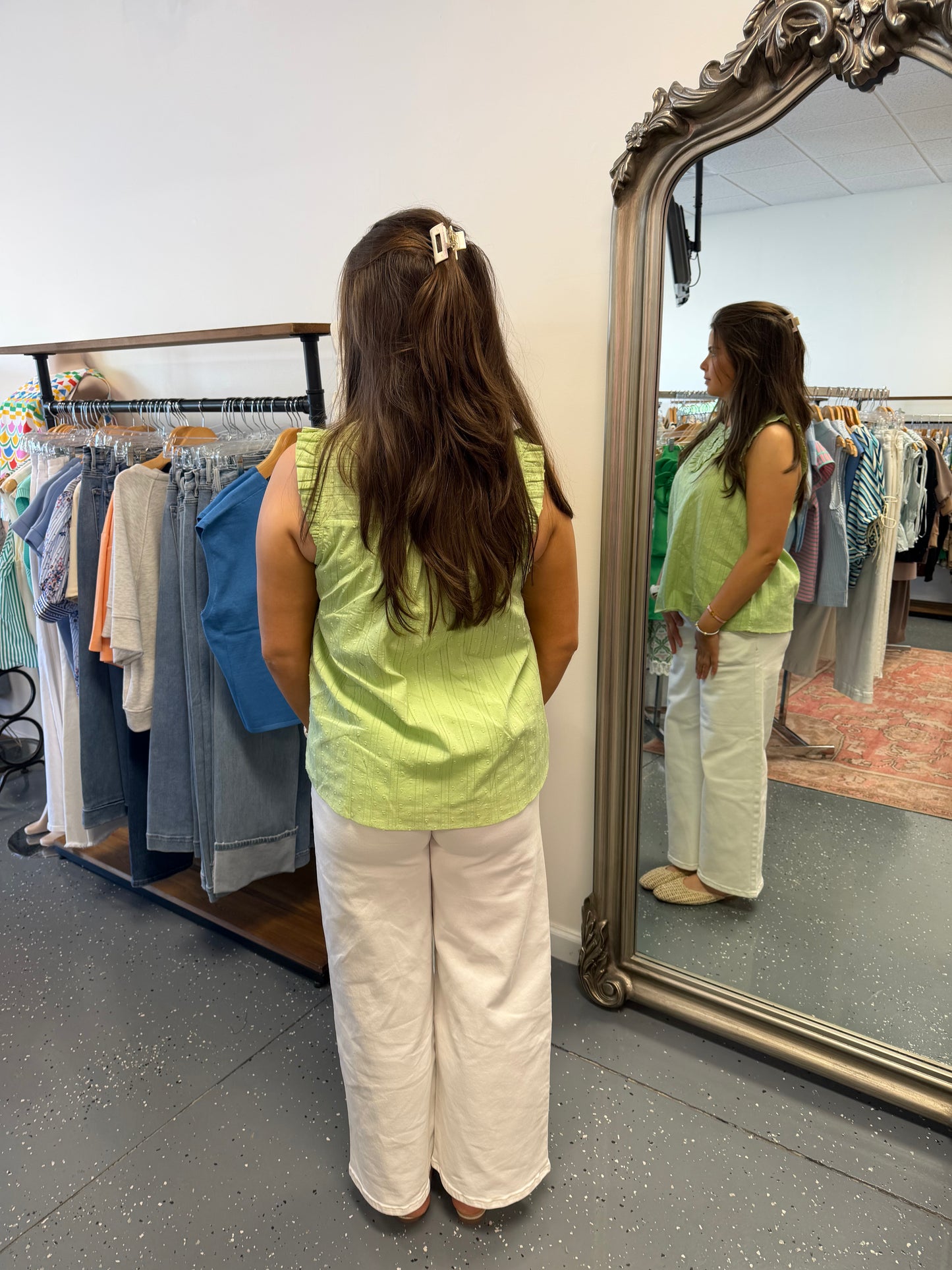 Fresh Mint Sleeveless Top