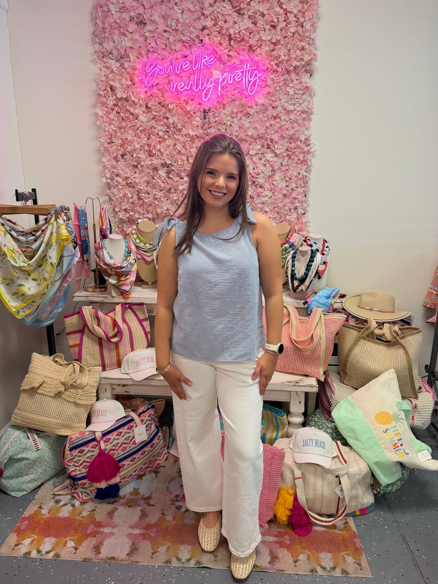 Seaside Bow Tie Tank