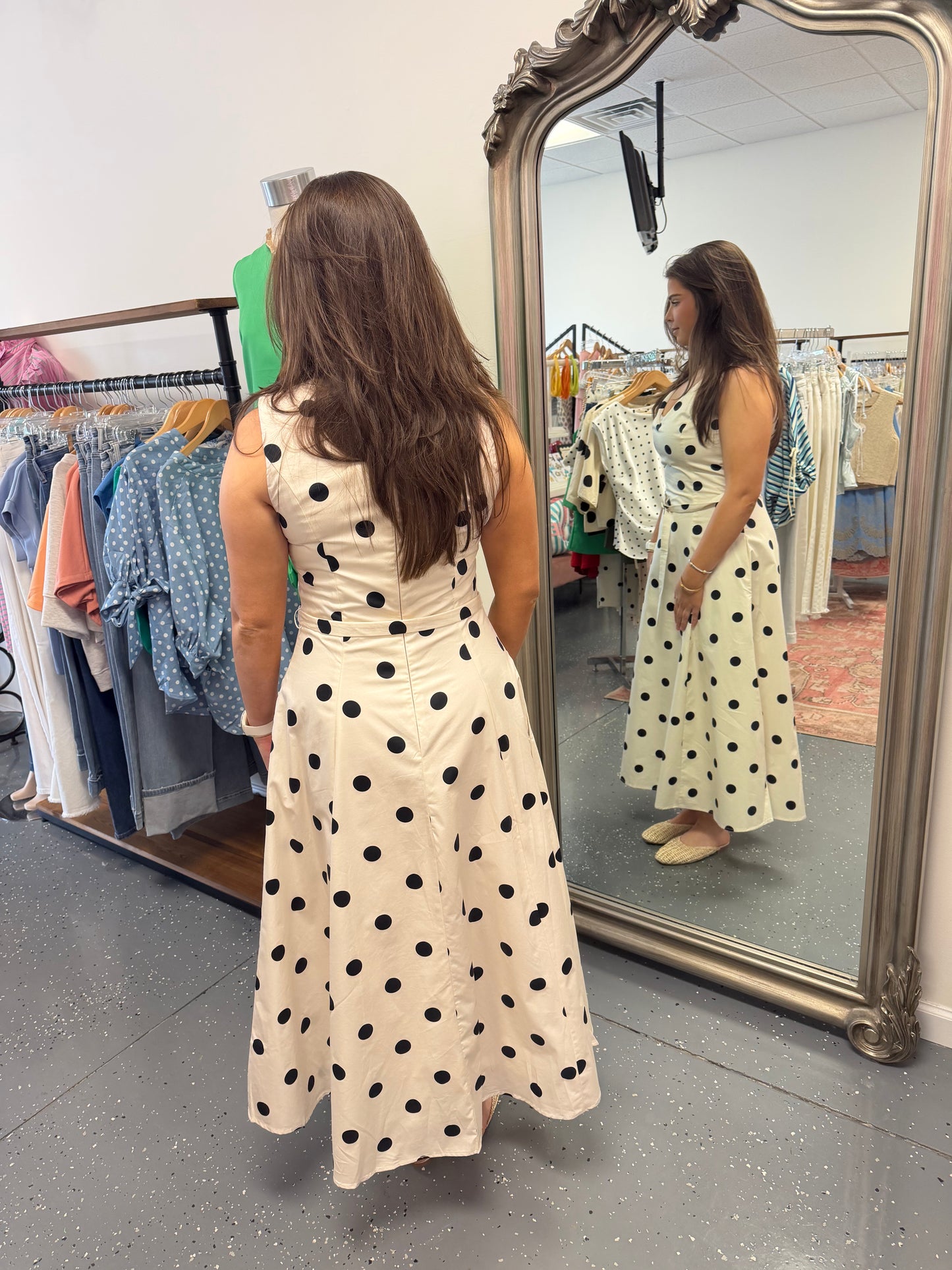 Polka Dot Darling Midi Dress