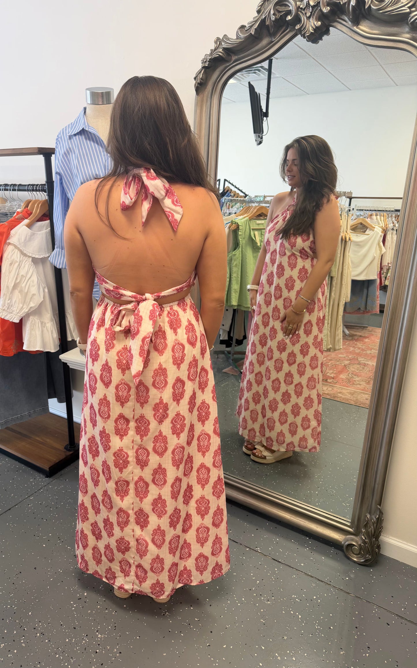 Pink Villa Maxi Dress