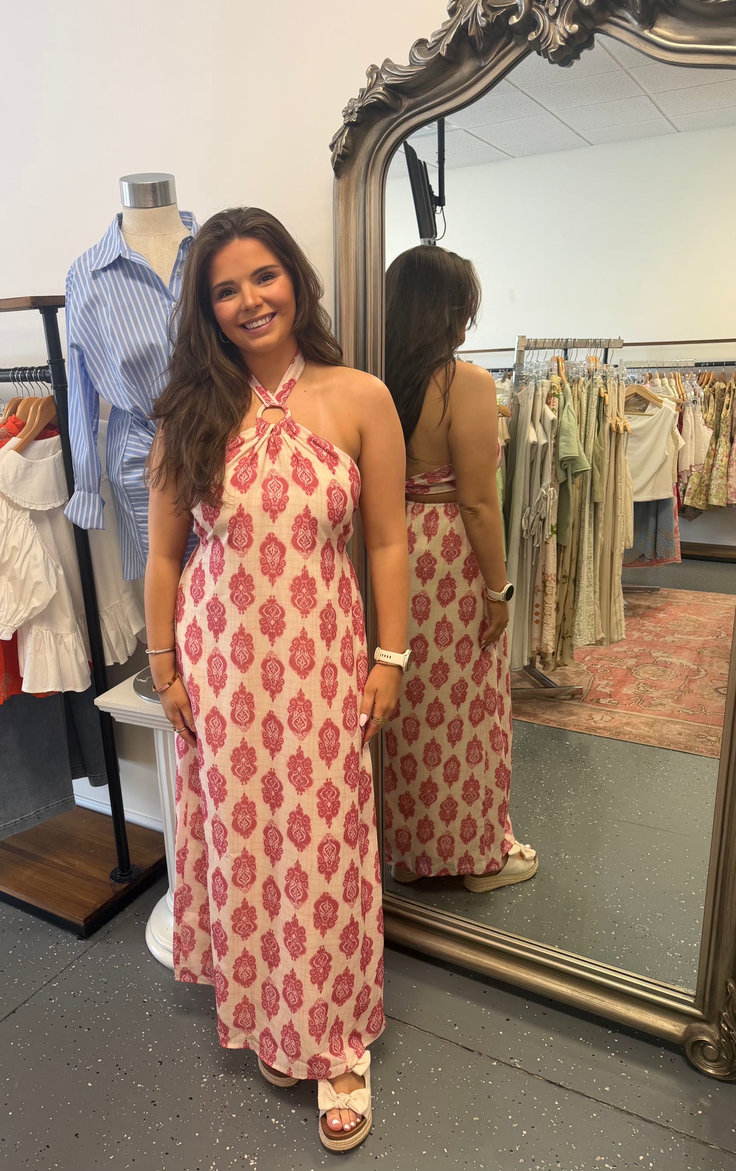 Pink Villa Maxi Dress