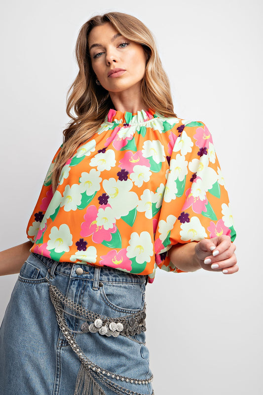 Floral Print Blouse