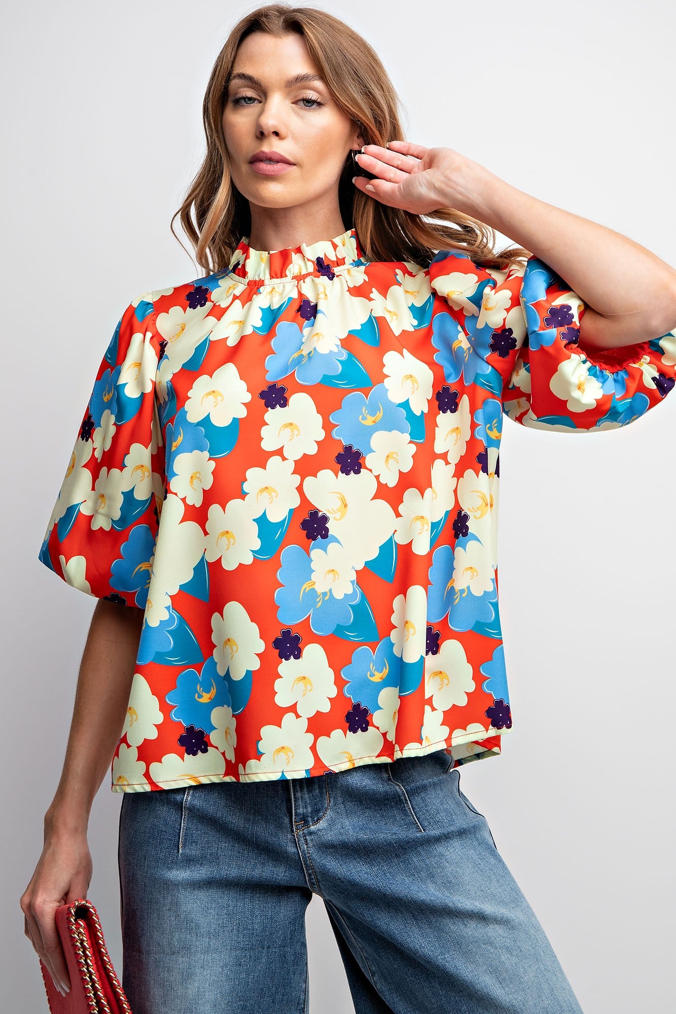 Floral Print Blouse