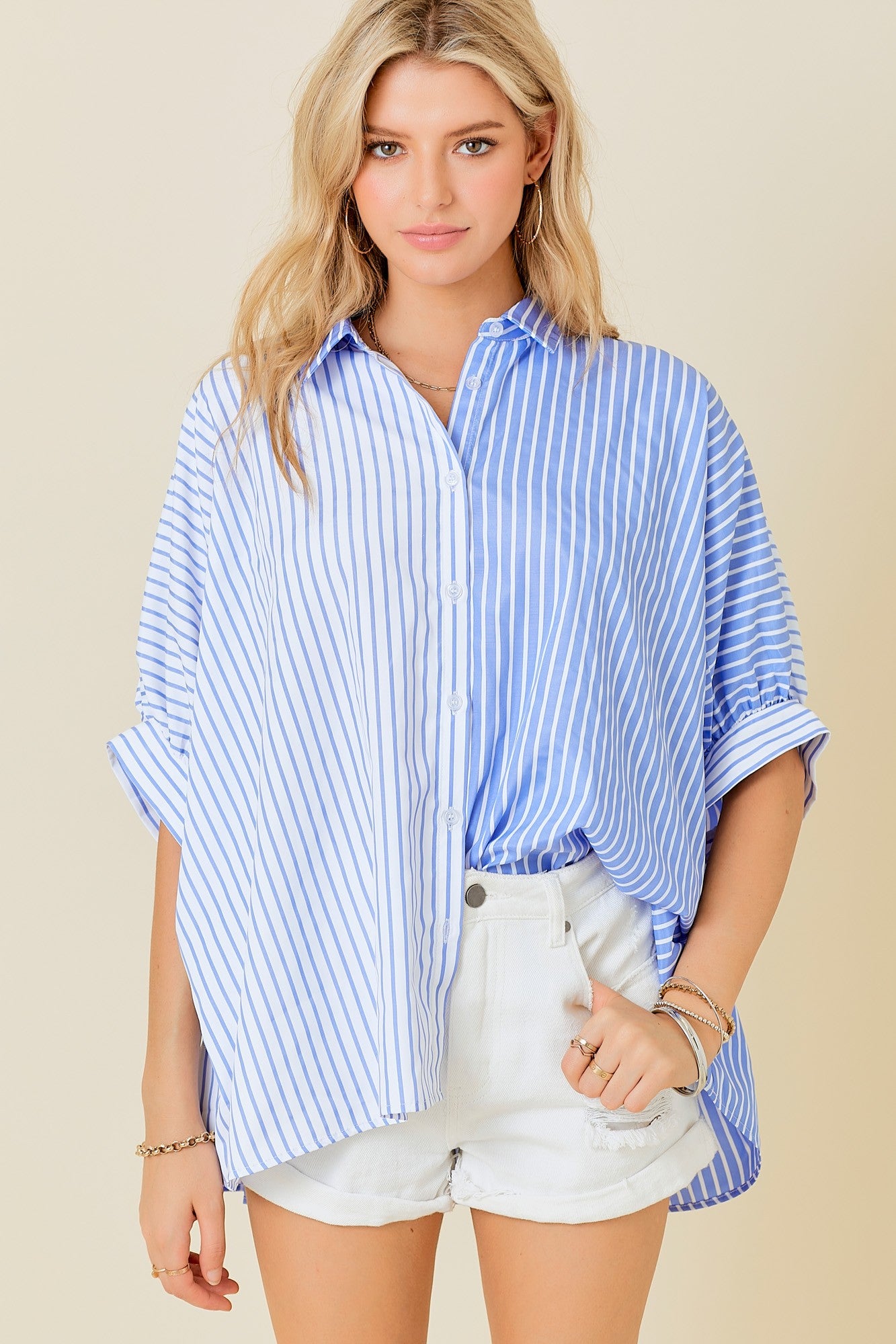 Sweetly Striped Blouse