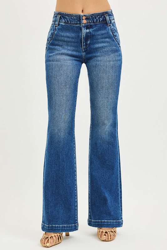 High Rise Flare Jeans