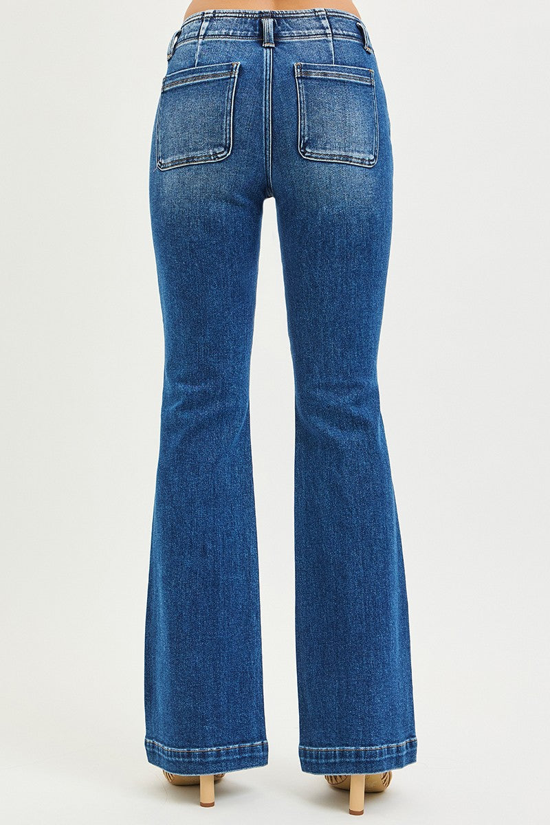 High Rise Flare Jeans